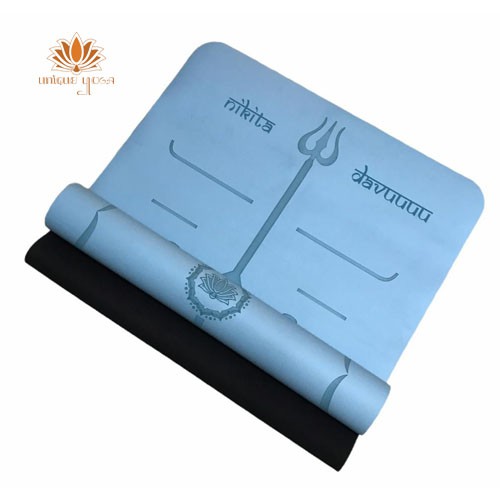 Matras Yoga Premium Align / Yoga Mat Premium Align Rubber / Yoga Mat Align + Tas Premium Hitam 