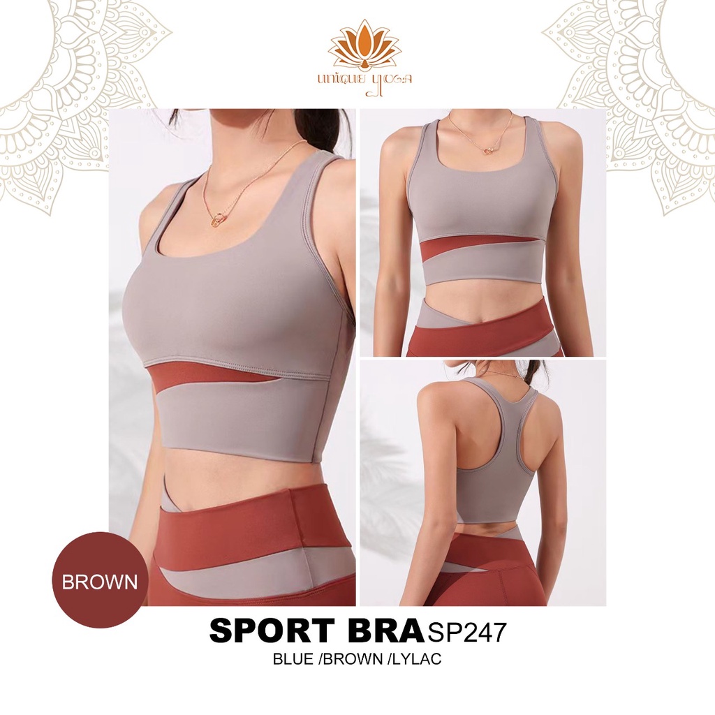 Bra Yoga Wanita / Sport Bra Senam Yoga / atasan sport wanita double colour / Sport Bra SP 247 / Bra Yoga Wanita