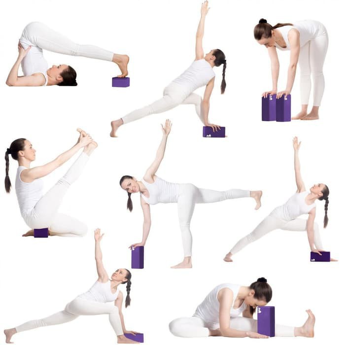 Balok Kayu Yoga Solid / Balok Senam Yoga Murah/ Yoga Block Solid / Wooden Block Yoga / Block Yoga