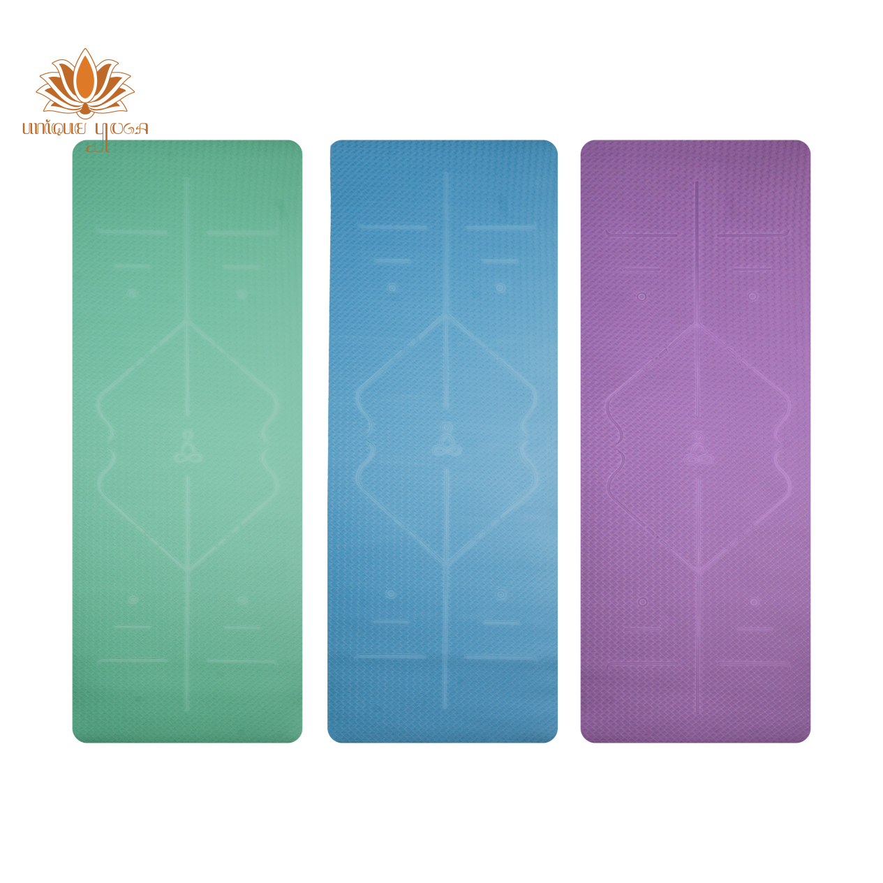 Yoga Mat TPE Align 6mm / Matras Olahraga Senam Yoga Lebar 65cm / Yoga Mat TPE Eco Friendly