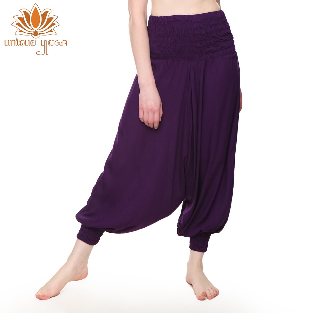 Celana Yoga / Celana Harem / Union Pant Ungu / Celana Senam Wanita / Celana Yoga Wanita / Celana Yoga Murah Wanita