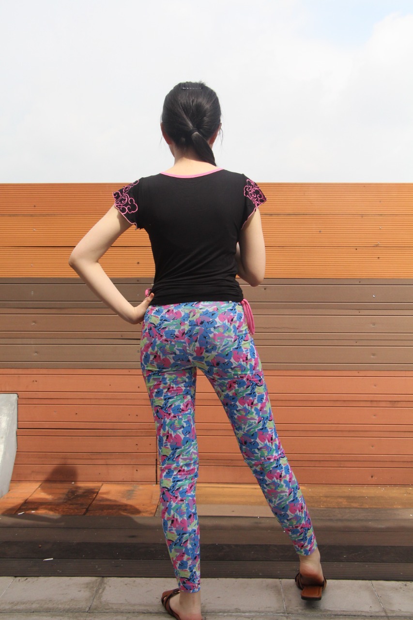Baju Yoga Termurah / Kaos Senam Olahraga Yoga Hitam / Top Yoga DL 97010