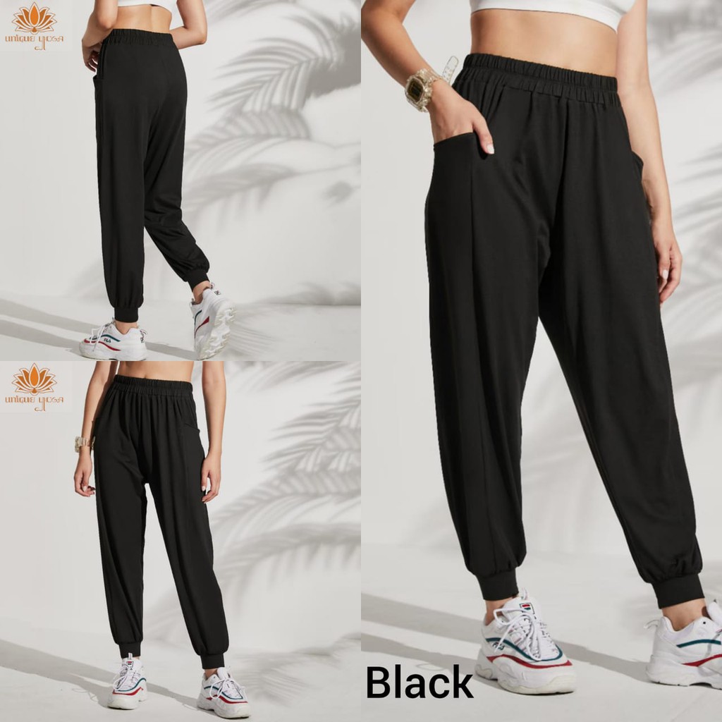 Celana Panjang Kaos Unisex Senam Olahraga Casual / Traing Pant Yoga CK1148 / Celana Olahraga
