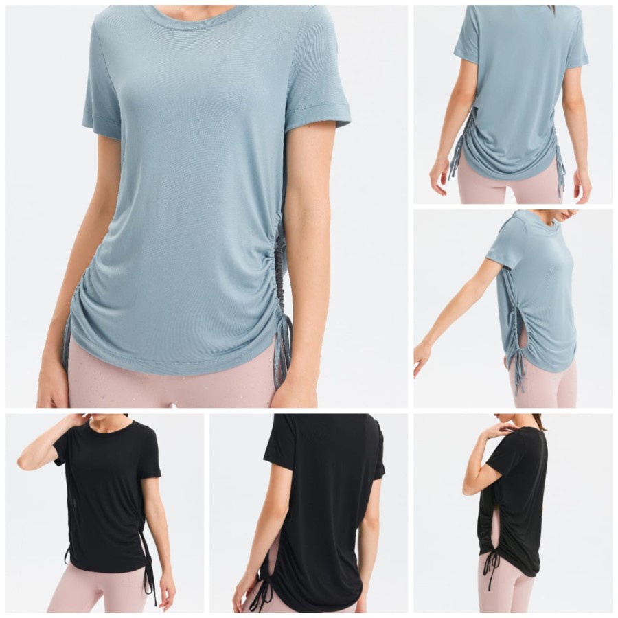 Kaos Tshirt Sport Senam Yoga Running Olahraga Wanita / Top Fitness Vania / Baju Olahraga Wanita TF1528 / Kaos Yoga Murah