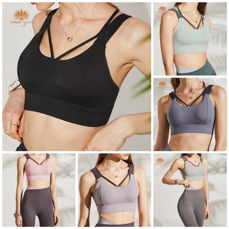 Sports Bra Olahraga Yoga Pilates / Sports Bra Gym Fitness SP186 / Pakaial Senam Zumba Terbaru
