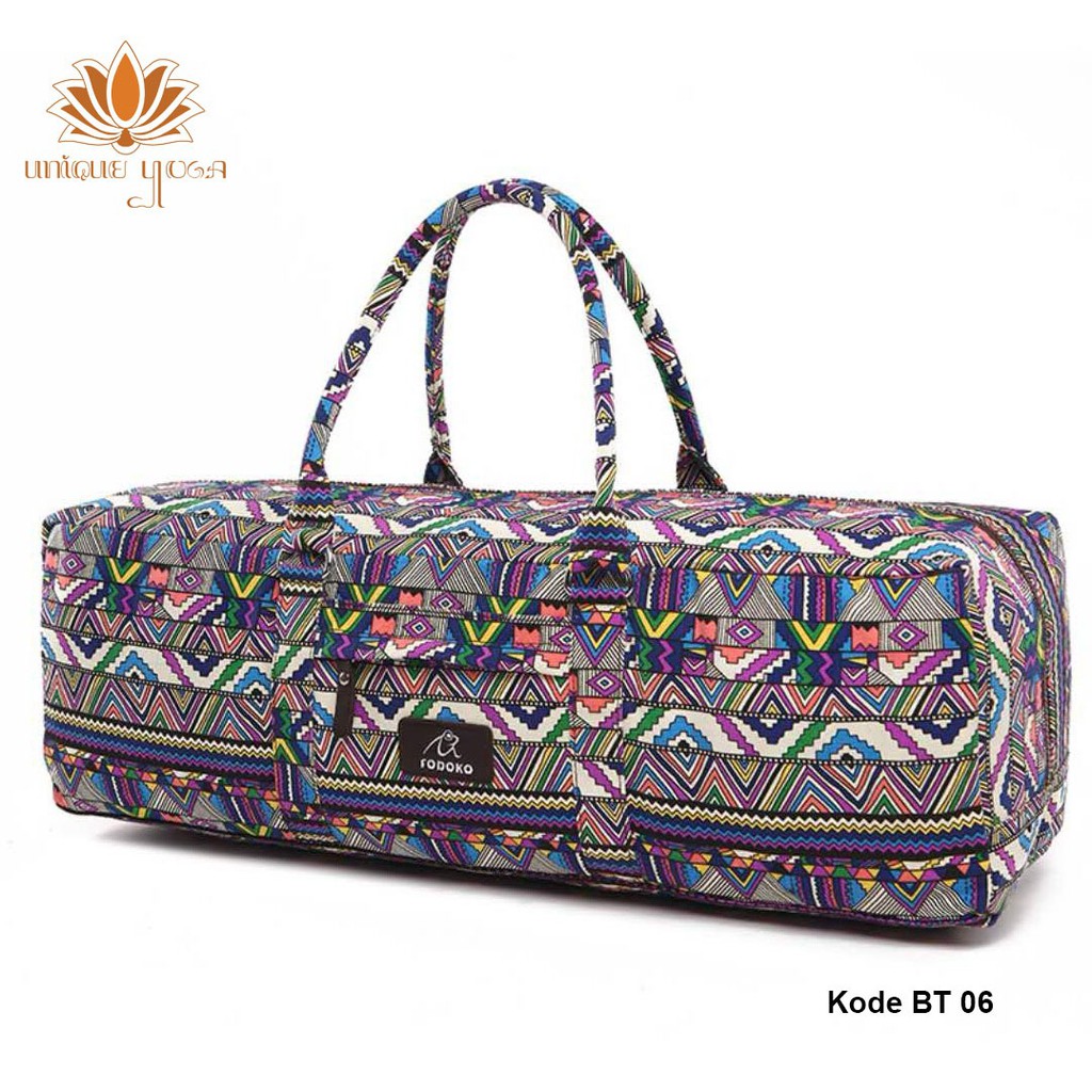 Padma Yoga Bag / Padma Yoga Bag Mat / Tas Olahraga Senam Yoga Ukuran Besar / Tas Matras Tenteng Motif / Tas Matras Yoga