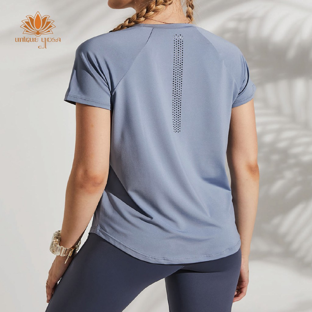 Baju Senam Yoga Gym Fitnes Wanita Dry fit / Vania Top Woman T896 / Kaos Olahraga Activewear Wanita