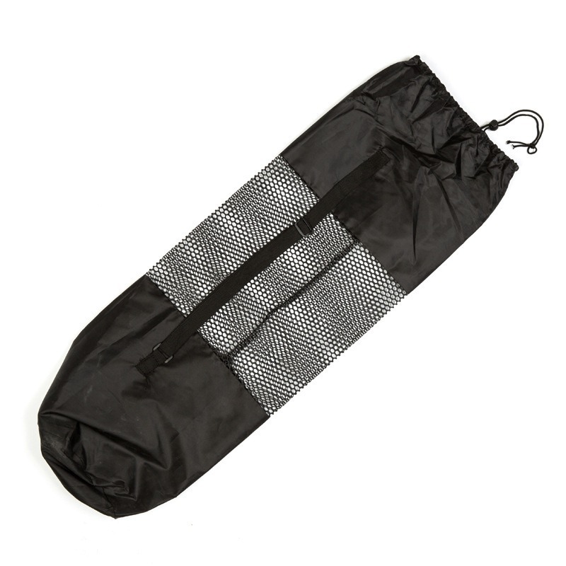 Tas Yoga Parasut / Tas Matras Jaring Termurah / Tas Matras Yoga Jaring Warna Hitam