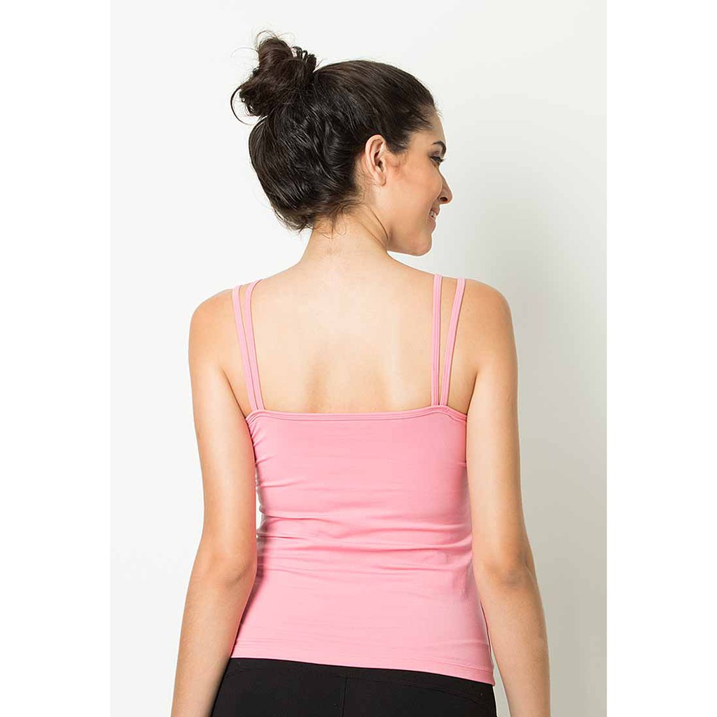 Baju Yoga Pink / Atasan Senam Pink Teratai / Kaos Yoga Pilates / Zumba DL 97079 / Baju Senam Wanita