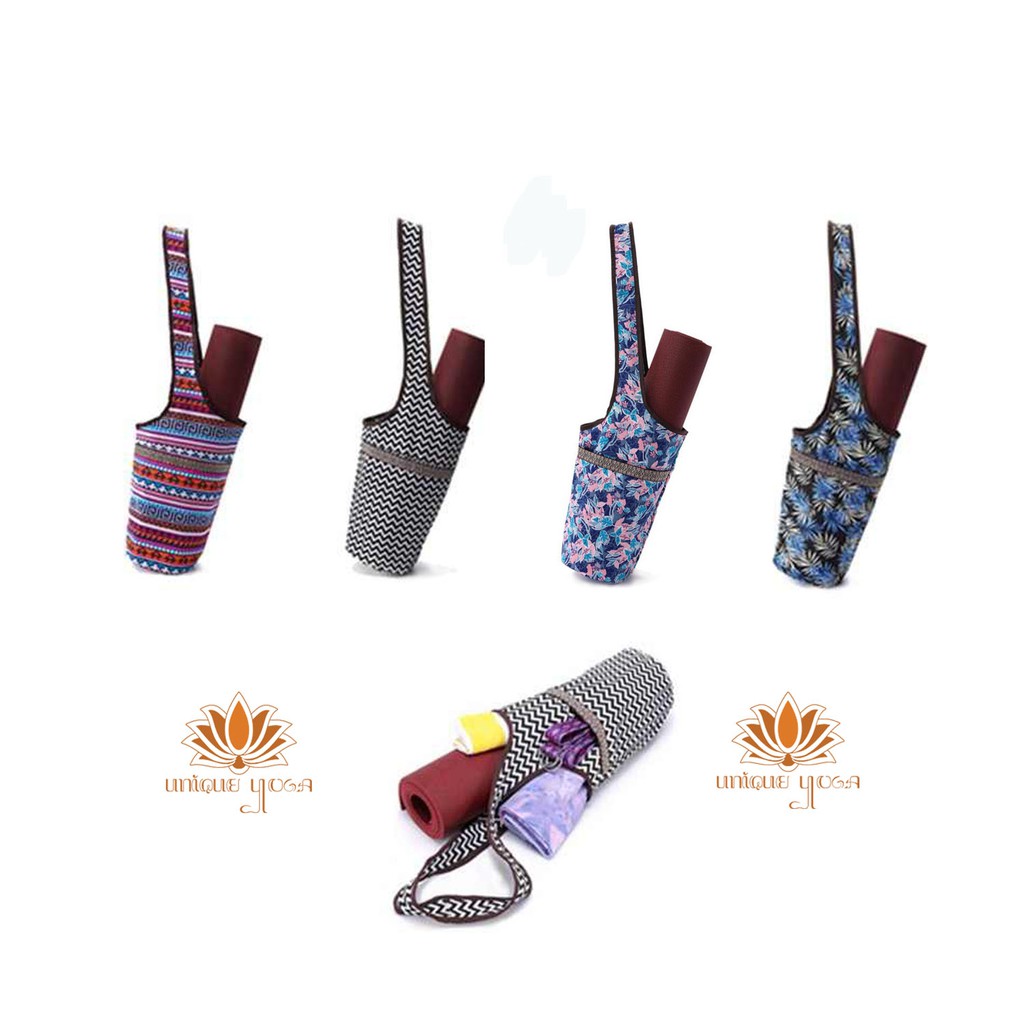 Vira Yoga Bag / Vira Yoga Bag Mat / Tas Yoga Murah / Tas Yoga Selempang / Tas Matras Slempang Motif Batik