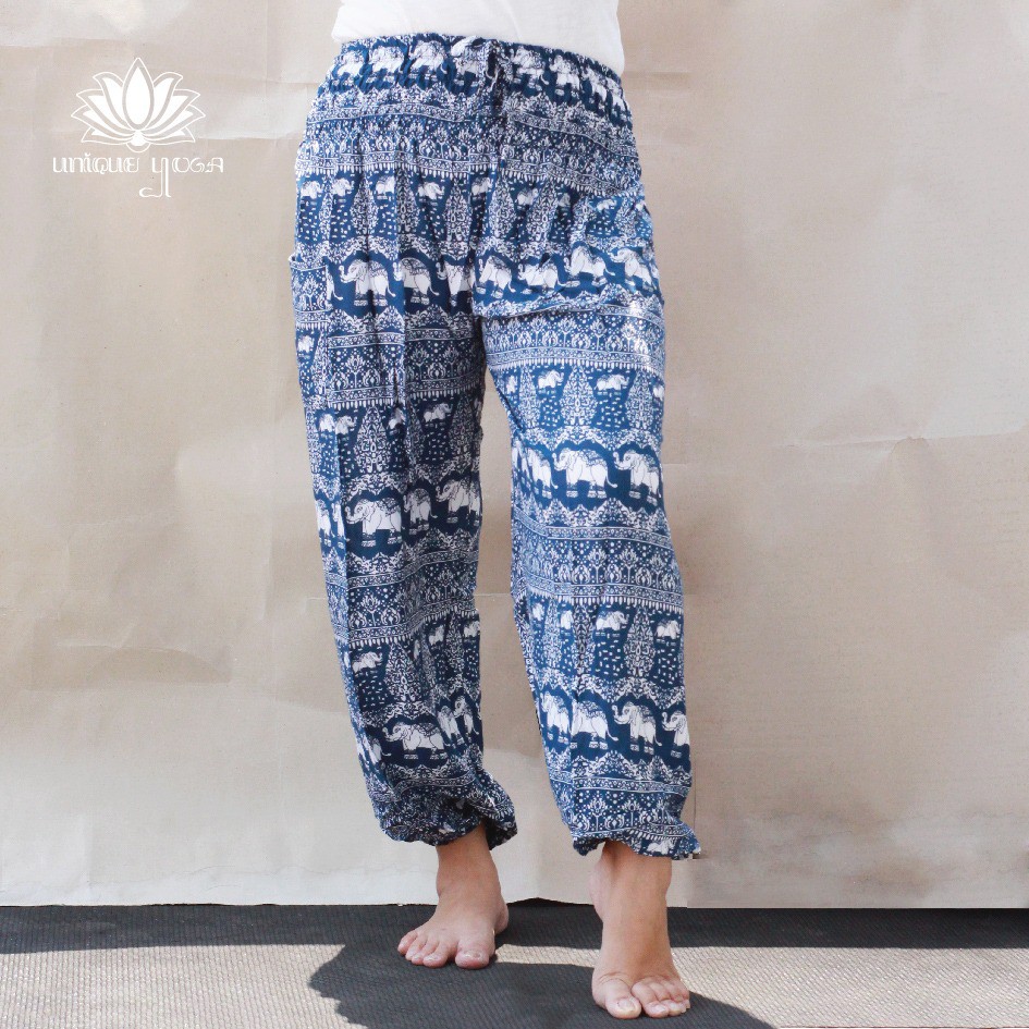 Celana Harem Yoga / Yoga Pant Karma Long Motif Gajah / Celana Harem Yoga Murah / Ganesha Yoga Pants / Celana Yoga Murah