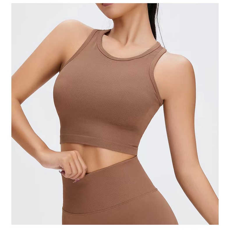 Baju Senam Yoga Tank Top Crop / Top Yoga Vania Crop MS 1017 / Atasan Olahraga Zumba Gym Fitness Yoga / Sport Bra Wanita