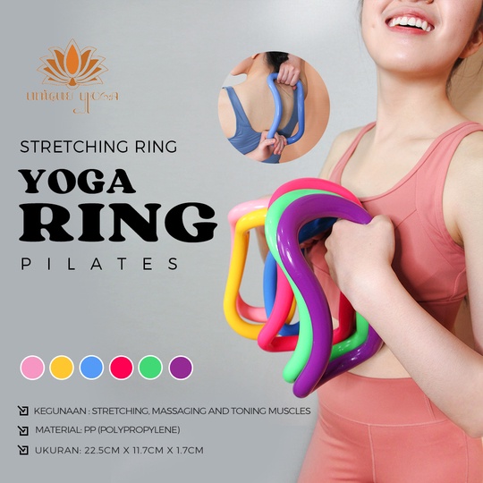 Stretching Circle Yoga Pilates Murah / Yoga Magic Ring Pilates Latihan Kebugaran / Ring Stretching Work Out