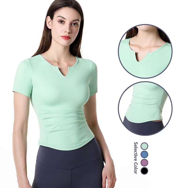 Baju Senam Yoga Sport Wanita Body Fit Alino / Atasan Olahraga Yoga Top Body Fit Alino 8315 / Atasan Senam Yoga Terbaru
