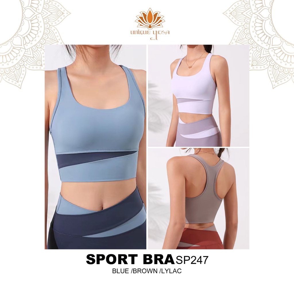 Bra Yoga Wanita / Sport Bra Senam Yoga / atasan sport wanita double colour / Sport Bra SP 247 / Bra Yoga Wanita