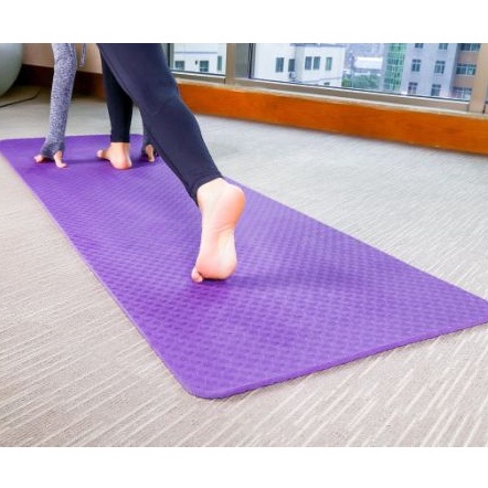 Matras Senam / Yoga Mat / Matras TPE Single Layer 8mm / Alas Olahraga Murah Tebal 8mm / Alas Yoga