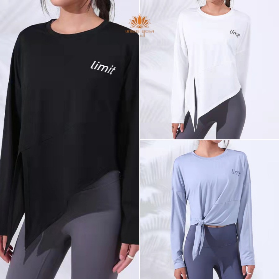 Kaos Lengan Panjang Olahraga Senam Yoga Running / Top Long Sleeve Vania / Top Yoga WT362 / Baju Olahraga Wanita / Baju Olahraga Wanita