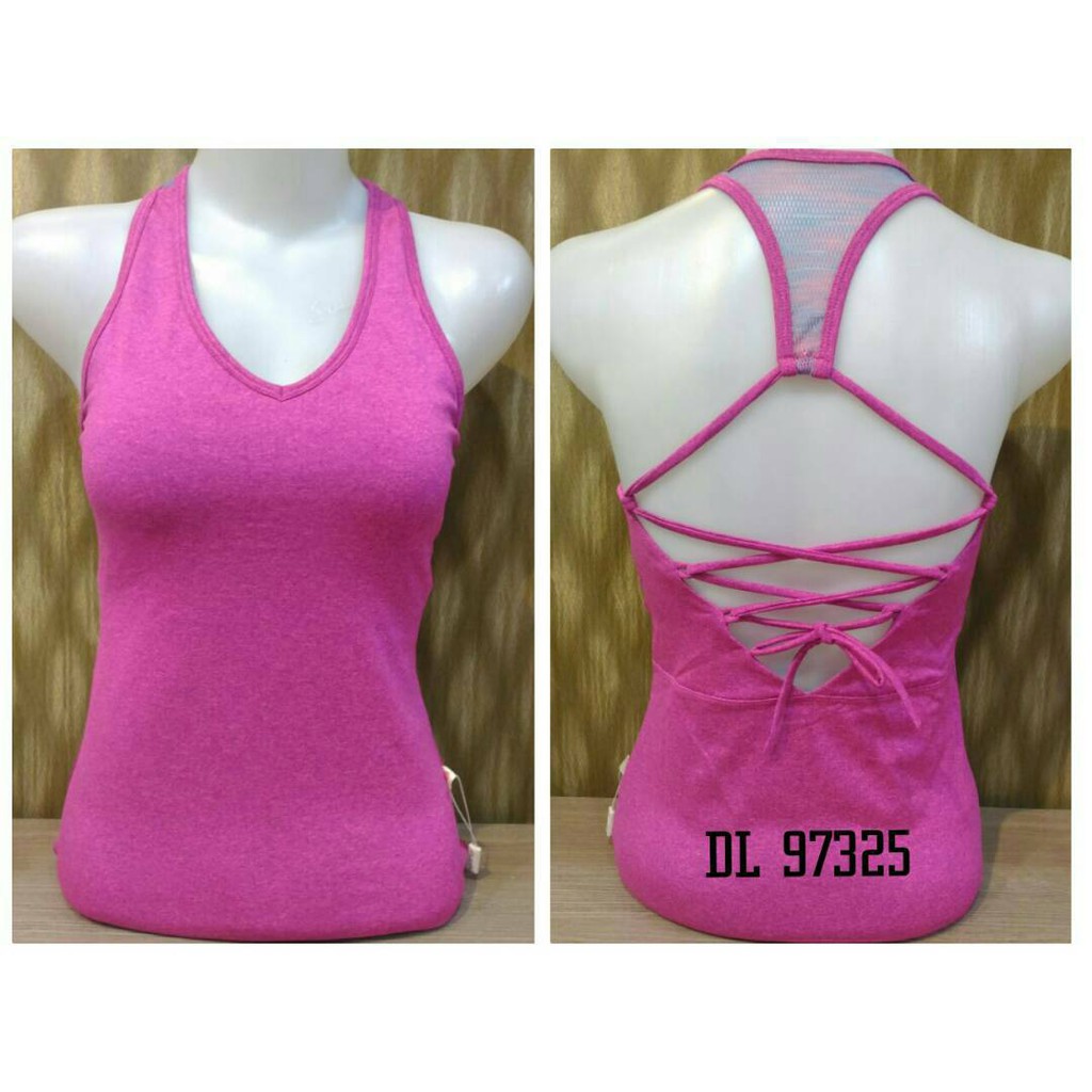 Baju Senam Yoga DENLUS DL 97325 / Baju Yoga Wanita / Baju Olahraga Murah / Top Yoga / Baju Yoga / Top Gym / Baju Olahrag