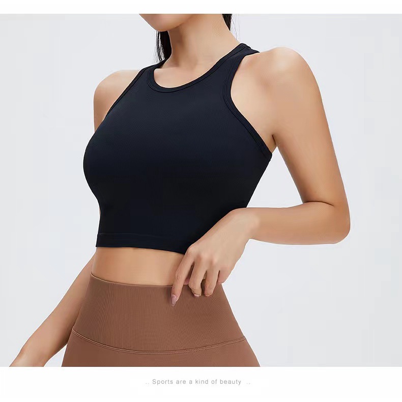 Baju Senam Yoga Tank Top Crop / Top Yoga Vania Crop MS 1017 / Atasan Olahraga Zumba Gym Fitness Yoga / Sport Bra Wanita