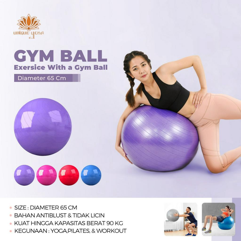 Bola senam yoga / Gym ball yoga murah / Bola Yoga Ibu Hamil / Fitness Gym Ball / Gym Ball Yoga Pilates / Gym Ball Yoga