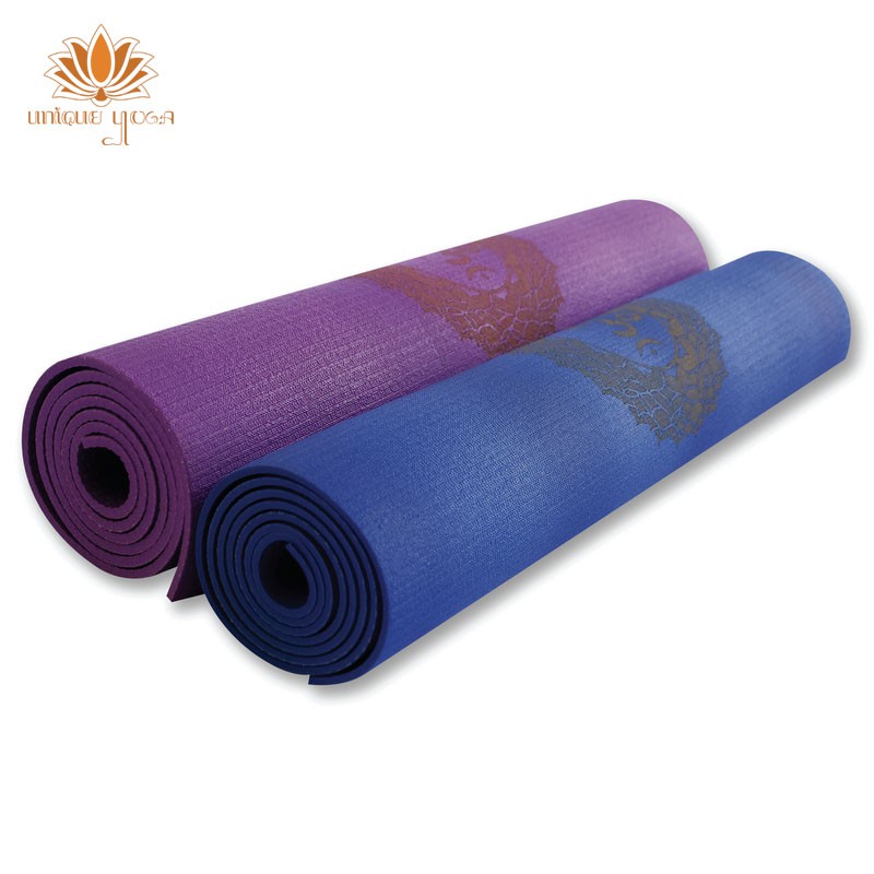 Matras Yoga Berkualitas / HD PVC Mat Motif 7 Chakra / Alas Olahraga Kualitas Manduka / Yoga Mat 6mm