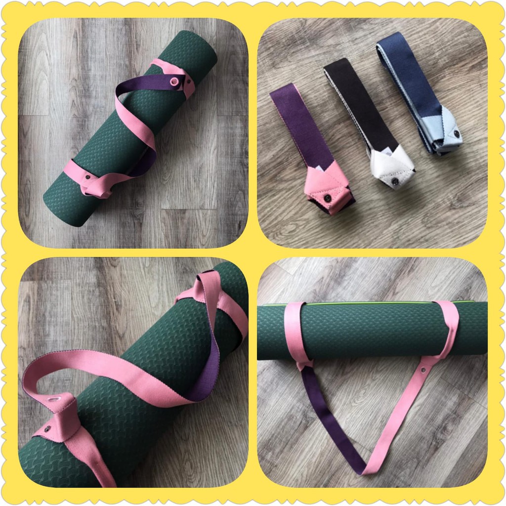 Tali Matras Yoga / Alat Pembawa Matras / Commuter Yoga Polos Murah / Strap Yoga Tali Matras / Tali Matras Premium