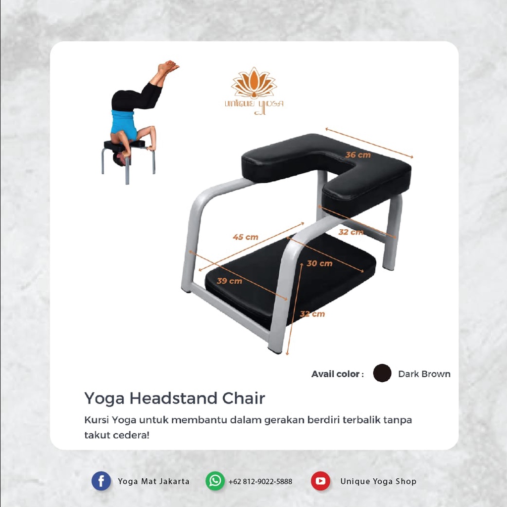 Inversion Chair / Inversion Chair Yoga / Kursi Handstand Yoga / Bangku Yoga Handstand / Kursi Yoga / Yoga Chair