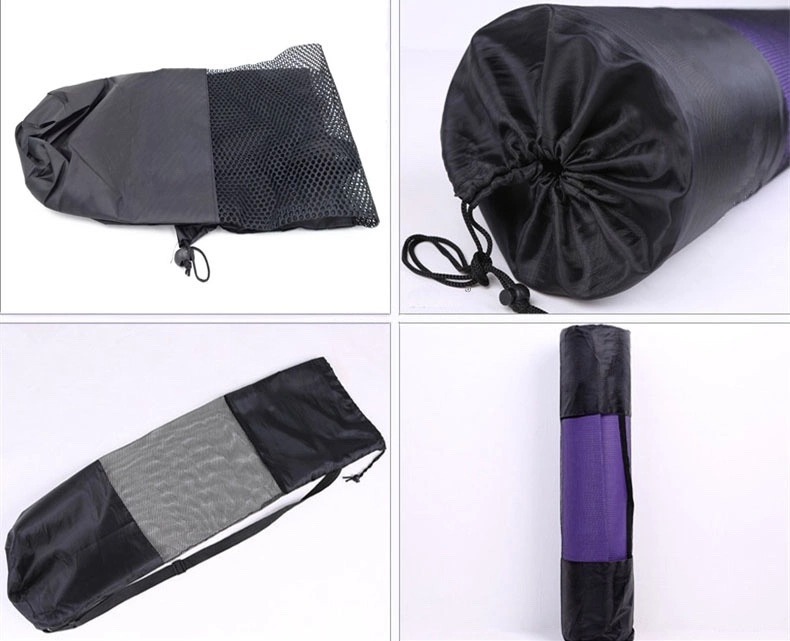 Tas Yoga Parasut / Tas Matras Jaring Termurah / Tas Matras Yoga Jaring Warna Hitam