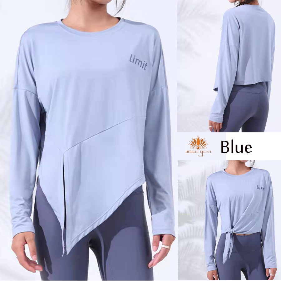 Kaos Lengan Panjang Olahraga Senam Yoga Running / Top Long Sleeve Vania / Top Yoga WT362 / Baju Olahraga Wanita / Baju Olahraga Wanita