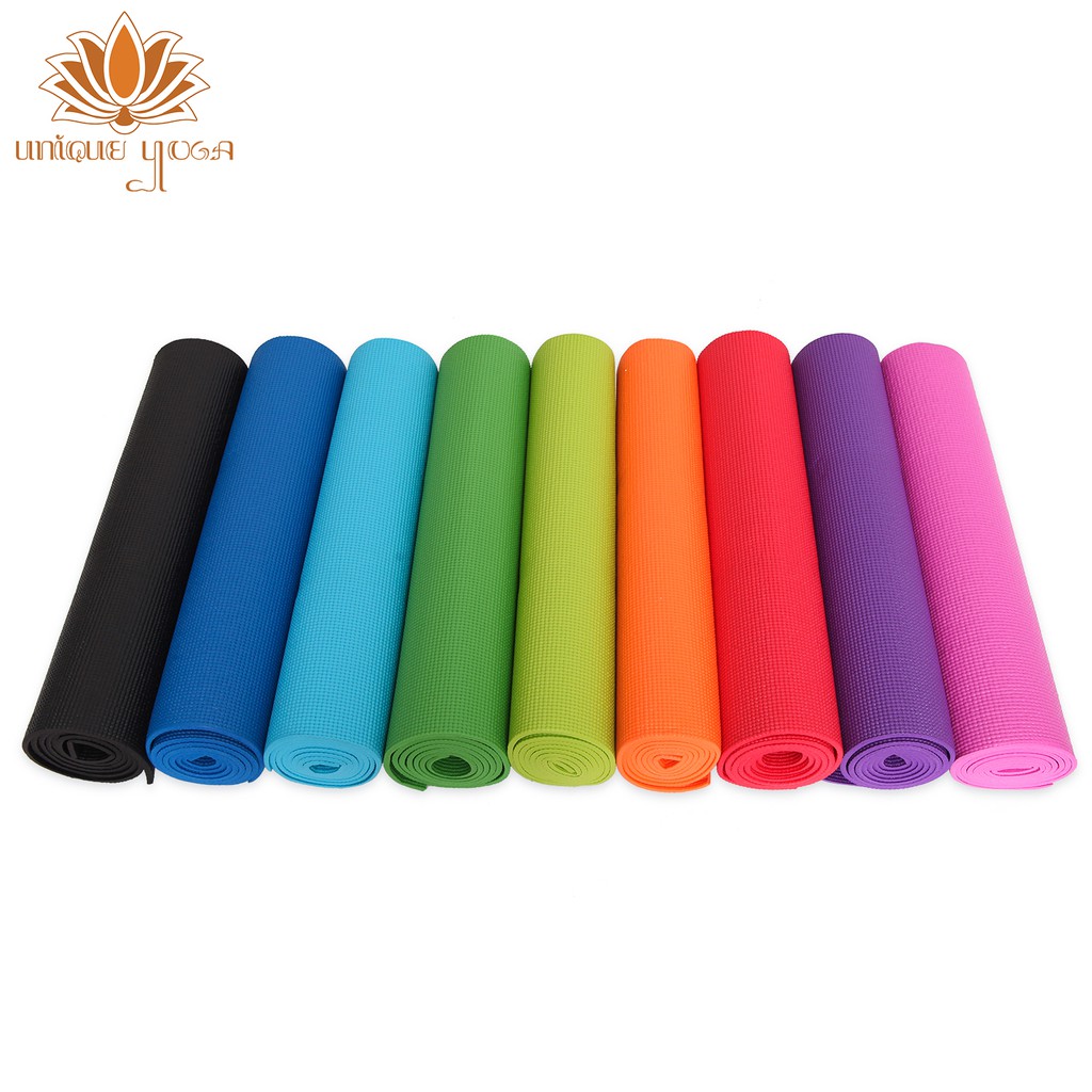 Mat Yoga PVC 6 mm / Matras Yoga Termurah / Matras Senam Yoga / Alas Olahraga Termurah / PVC Yoga Mat Bisa Custom Nama