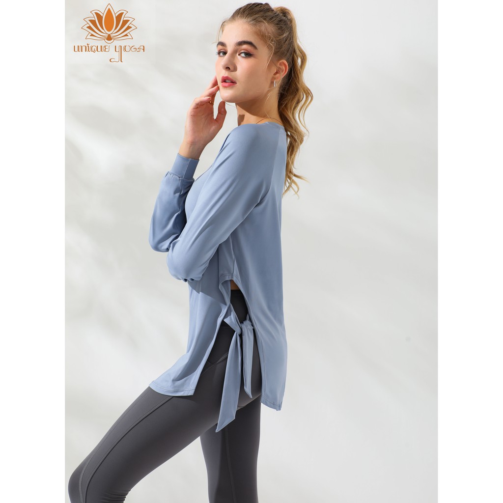 Baju Olahraga Senam Yoga Wanita Lengan Panjang Dry Fit WT317 /  Top Sport Woman Long Sleeve Terbaru