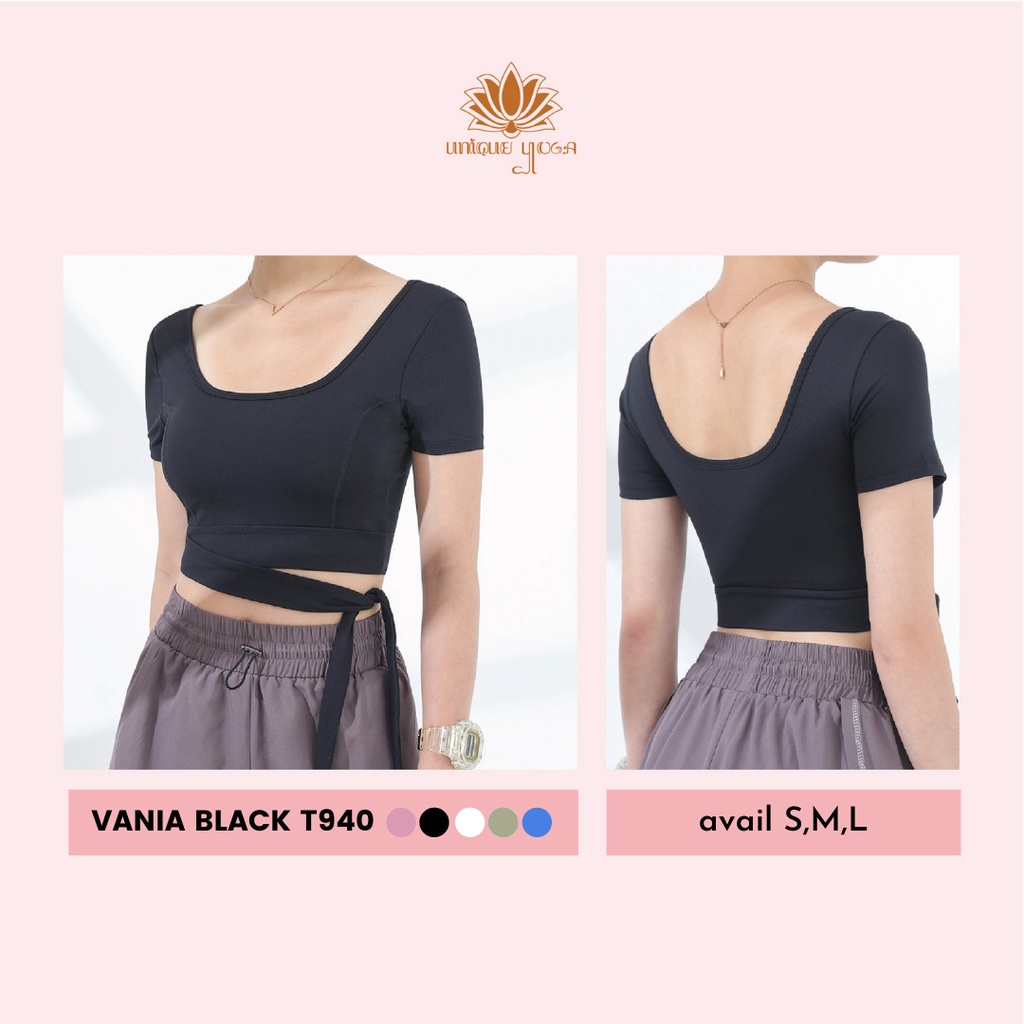 Sport Bra Vania T940 / Sport Bra Senam Baju Yoga Pendek Terbaru Wanita/ Pakaian Olahraga Yoga