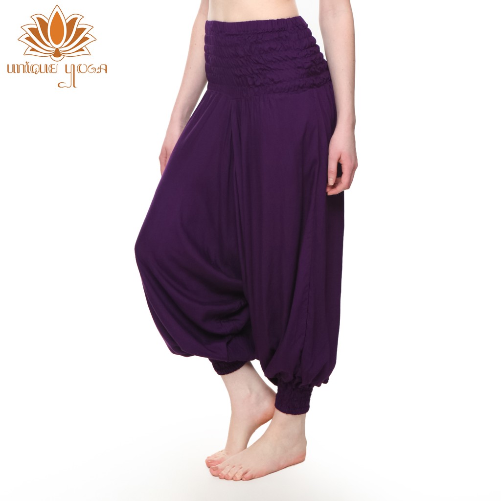 Celana Yoga / Celana Harem / Union Pant Ungu / Celana Senam Wanita / Celana Yoga Wanita / Celana Yoga Murah Wanita