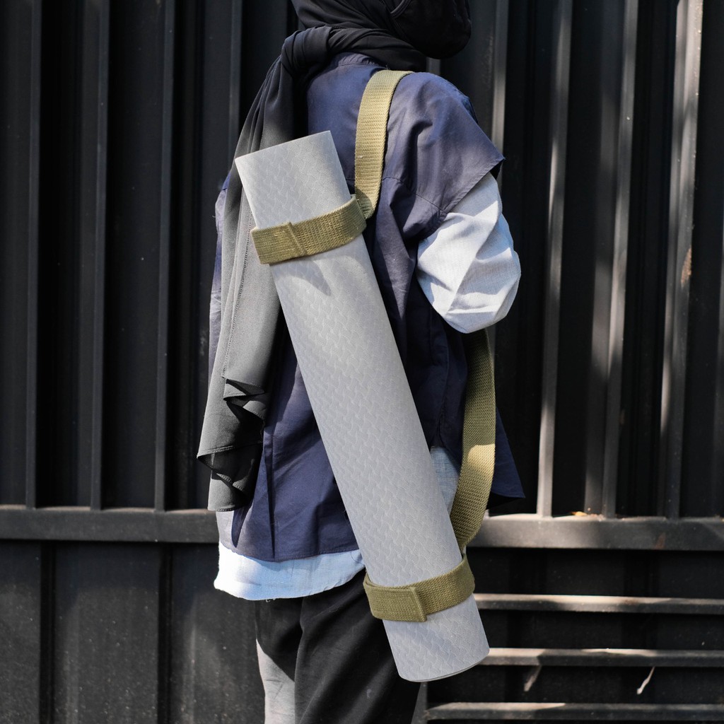 Tali Yoga Mat / Alat Pembawa Matras Yoga / Commuter Yoga Corak / Tali Matras / Tali Yoga Mat