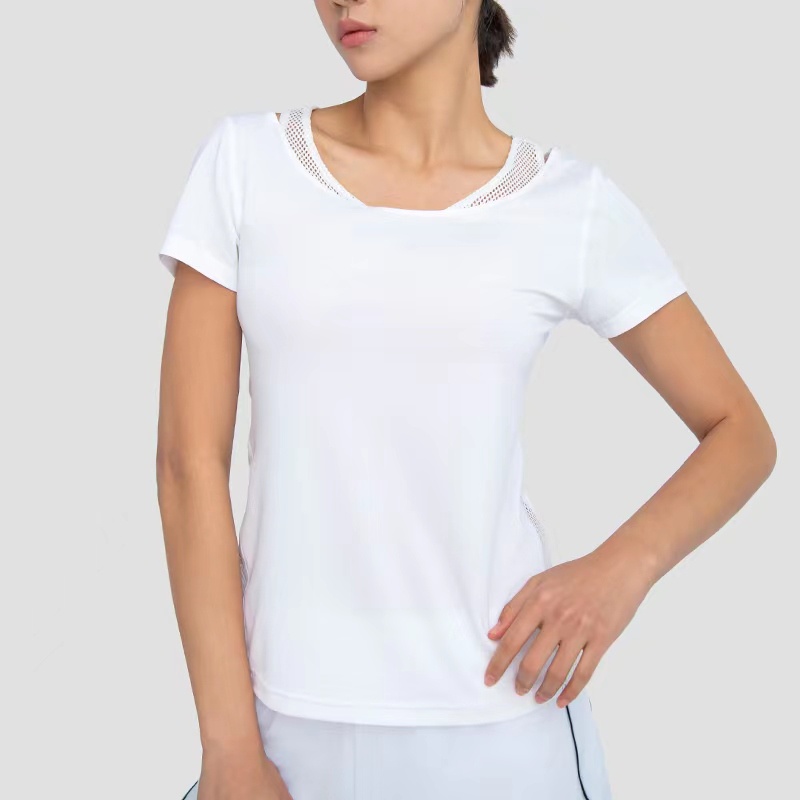 Kaos Olahraga Murah / Kaos Atasan Olahraga Senam Yoga / Kaos Olahraga Bahan Dryfit Wanita / Top Vania Code TX 101 