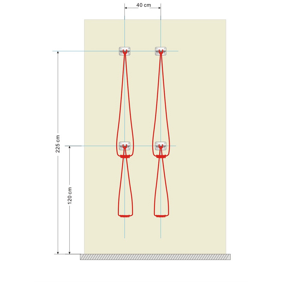 Tali kurunta / Hammock yoga / Iyengar Kurunta Yoga / Tali Kurunta Yoga Murah / Yoga Wall Rope Murah