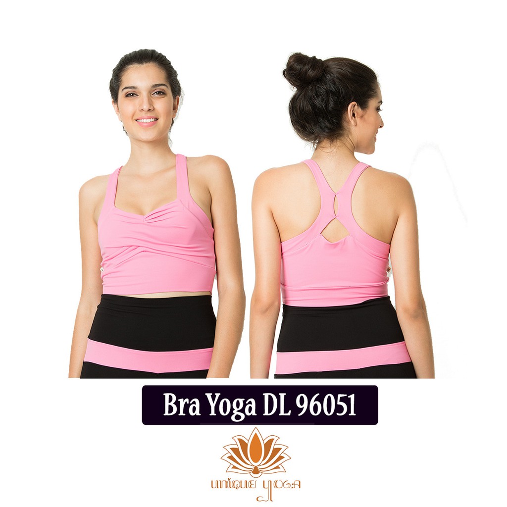 Sport Bra / Bra Senam Yoga Denlus DL 96051 Pink / Bra Sport DL 96053 Pink Tua