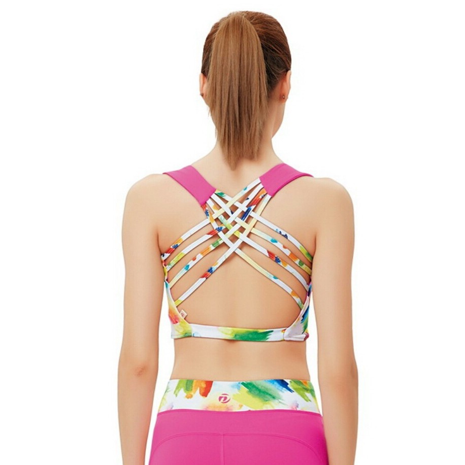 Bra Yoga / Bra Sport Yoga DL 96088 Pink/ Sprts Bra Zumba/ Bra Olahraga / Sport Bra Murah / Sport Bra Yoga