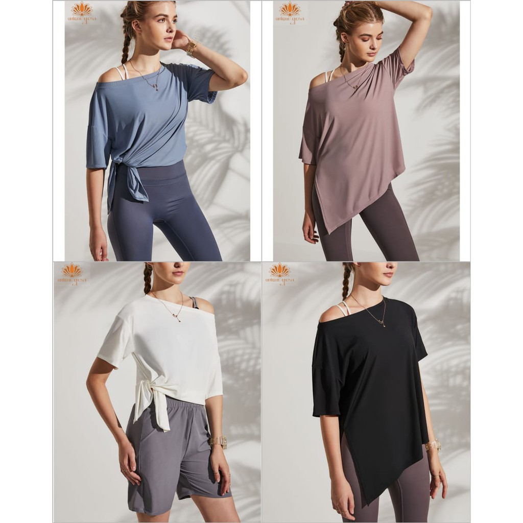 Baju Senam Sport Yoga Olahraga Wanita Running / T-shirt Sporty T918 / Baju Senam Yoga Wanita