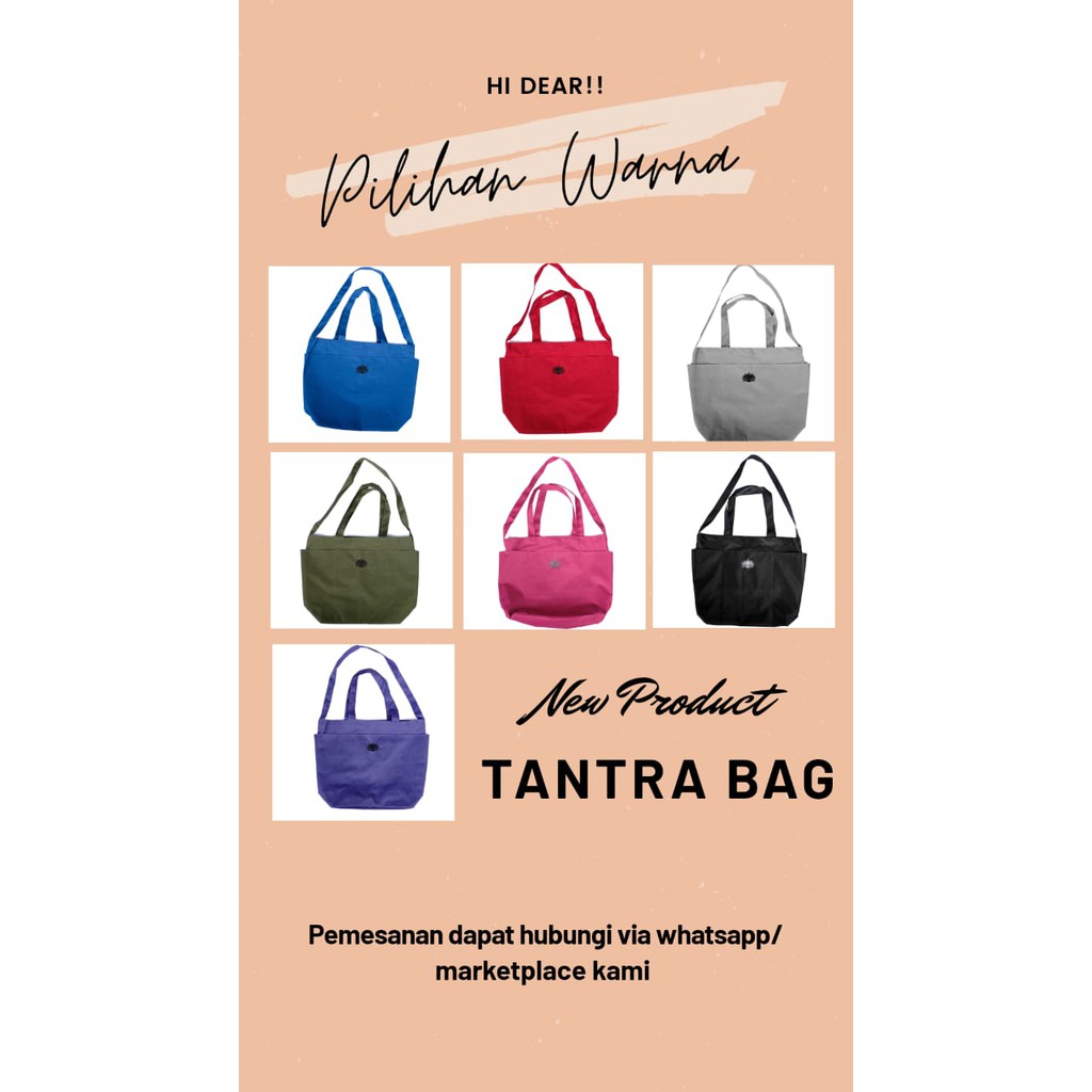 Tas Matras Yoga Tantra Lotus / Tas Tantra / Tantra Lotus Bag / Tote Bag Murah / Tas Matras Yoga Model Terbaru