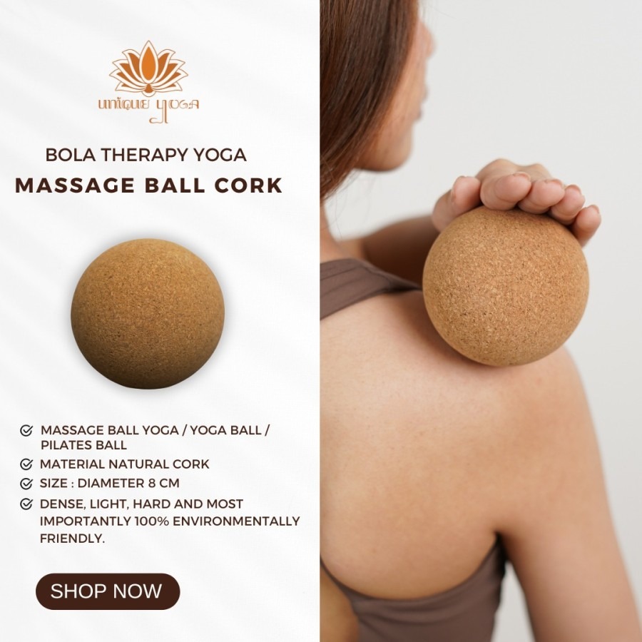 Bola Therapy Yoga / Massage Ball Cork / Massage Ball / Massage Ball Yoga / Bola Therapy Yoga Cork / Yoga Ball / Pilates Ball