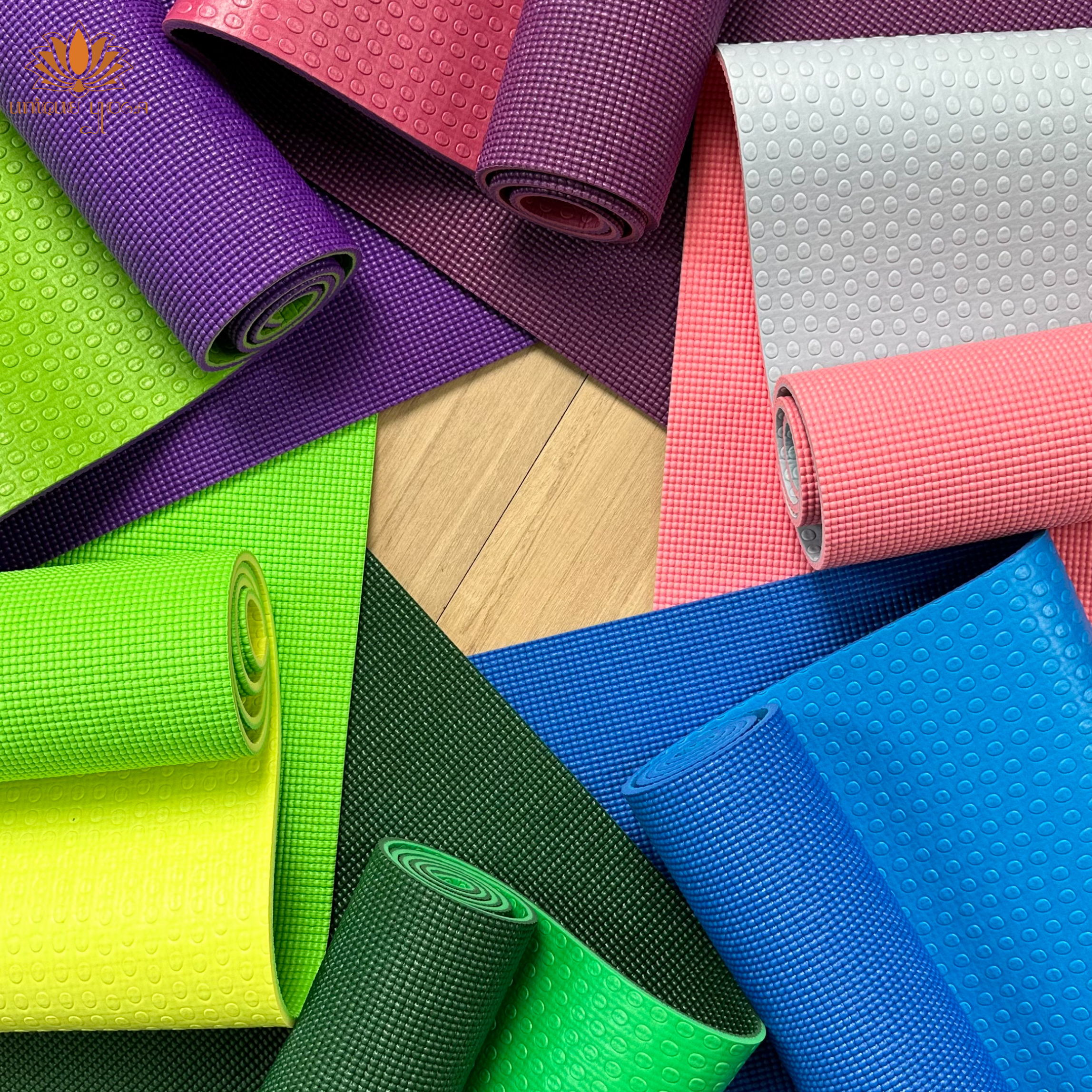 Yoga Mat PVC 6mm Double Colour / Matras Senam Olahraga Yoga PVC Mat Variasi Double Warna