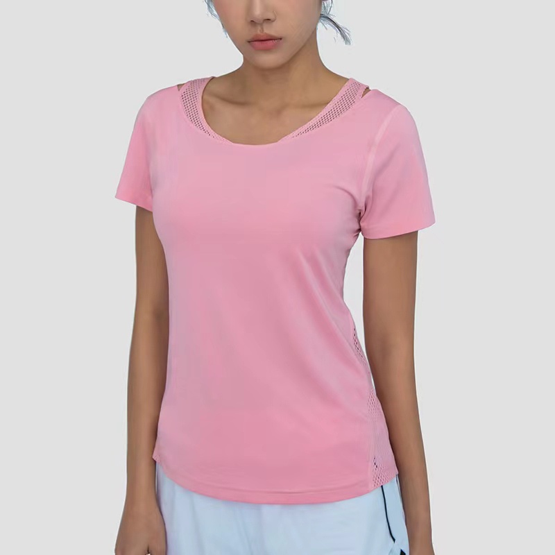 Kaos Olahraga Murah / Kaos Atasan Olahraga Senam Yoga / Kaos Olahraga Bahan Dryfit Wanita / Top Vania Code TX 101 