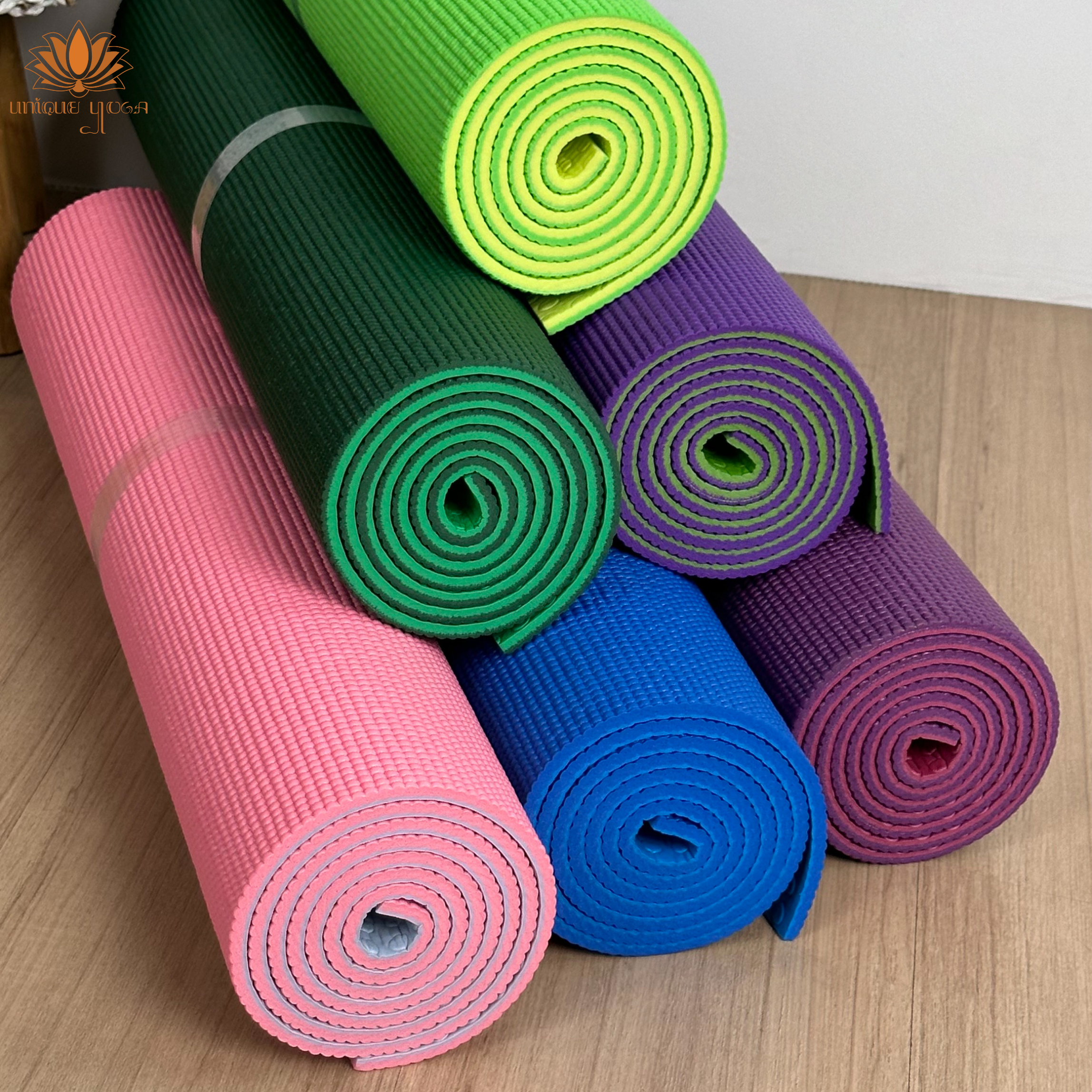 Yoga Mat PVC 6mm Double Colour / Matras Senam Olahraga Yoga PVC Mat Variasi Double Warna