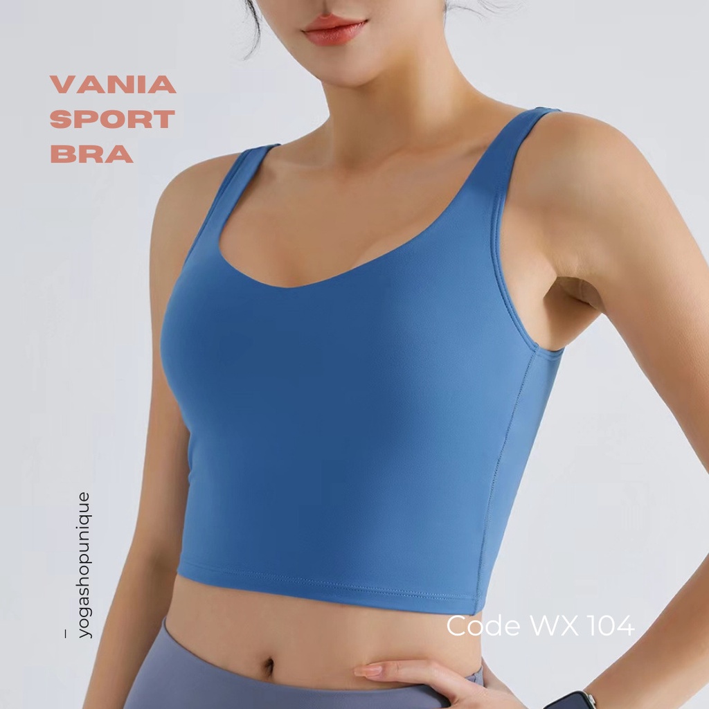 Bra Olarga Wanita / Tank Top Sport Bra Senam Yoga / Atasan Sport Wanita/ Bra Olahraga Yoga / Sport Bra VANIA Code WX 104