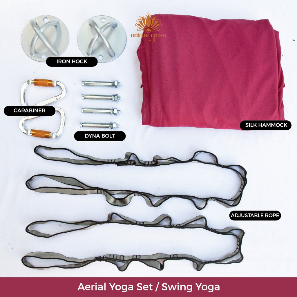 Swing Yoga Murah / Tali Yoga Swing / Flying Yoga Swing / Aerial Yoga Anti Gravity / Hammock Yoga Swing