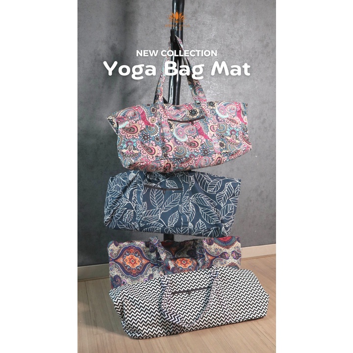 Tas Yoga / Cakra Yoga Bag / Tas Yoga Chakra Motif / Chakra Yoga Bag Motif / Tas Yoga Ukuran Besar / Tas Matras Yoga