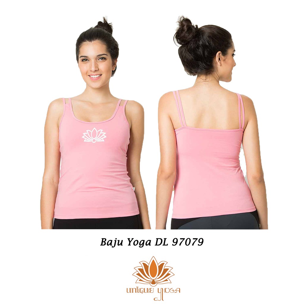 New Top Yoga / Baju Yoga / Pakai Wanita Murah / Tshirt Wanita / Pakaian Olahraga / Kaos Olahraga