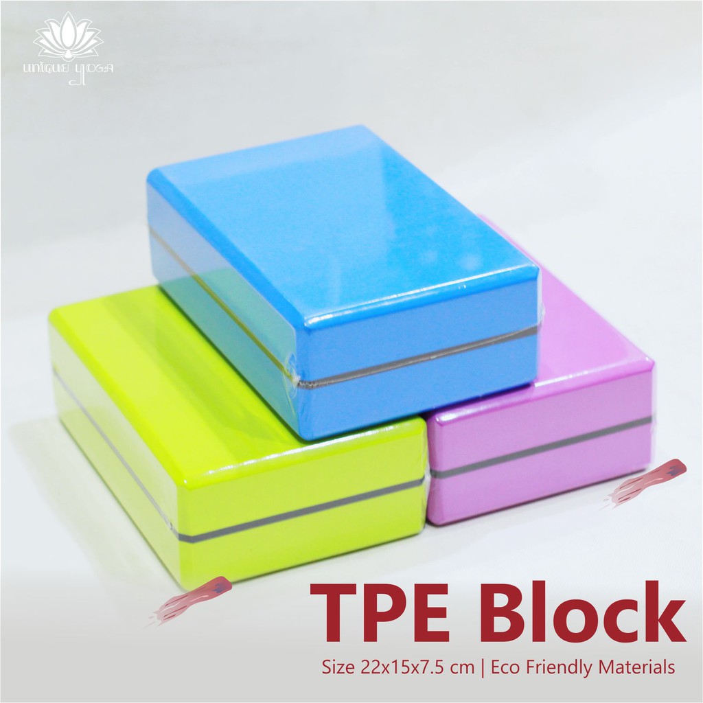 TPE Block / Balok Yoga TPE / Yoga Block Murah / Balok Yoga Rubber / TPE Block Yoga / Jual Balok Yoga 