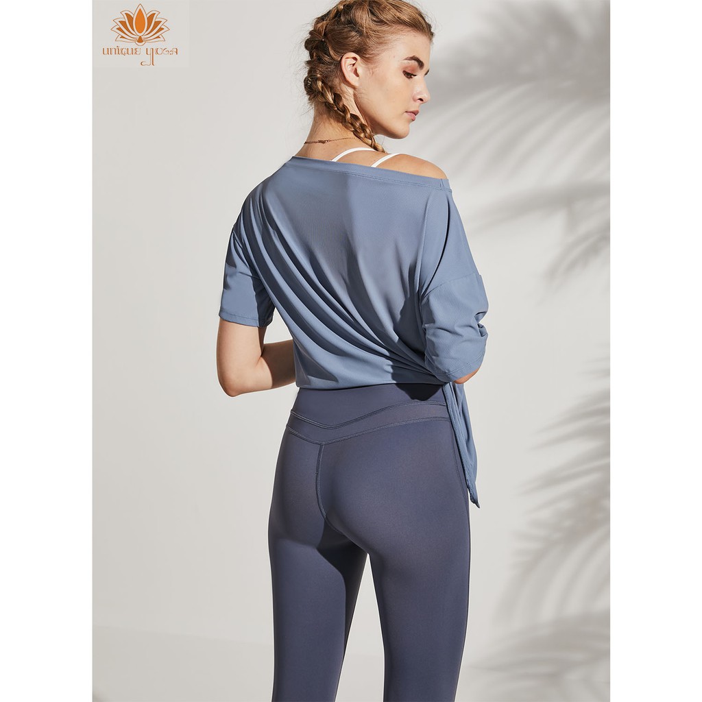 Baju Senam Sport Yoga Olahraga Wanita Running / T-shirt Sporty T918 / Baju Senam Yoga Wanita
